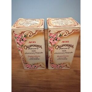 Vintage Avon California Perfume Co 1978 Anniversary Keepsake Cologne Bundle New